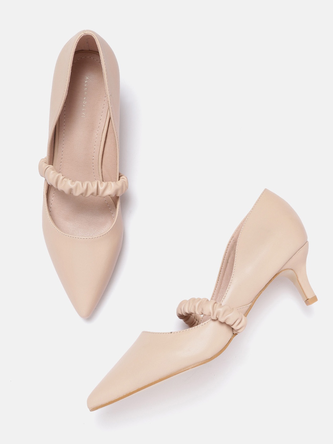 

Allen Solly Nude-Coloured Solid Mary Janes