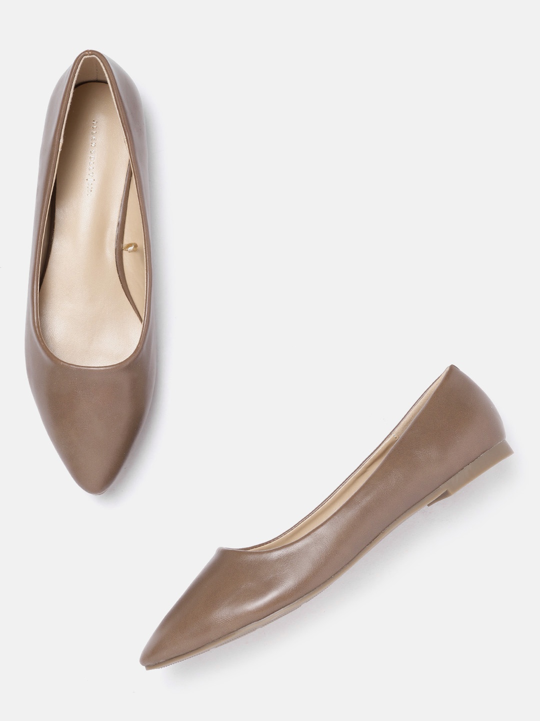 

Allen Solly Women Coffee Brown Solid Ballerinas