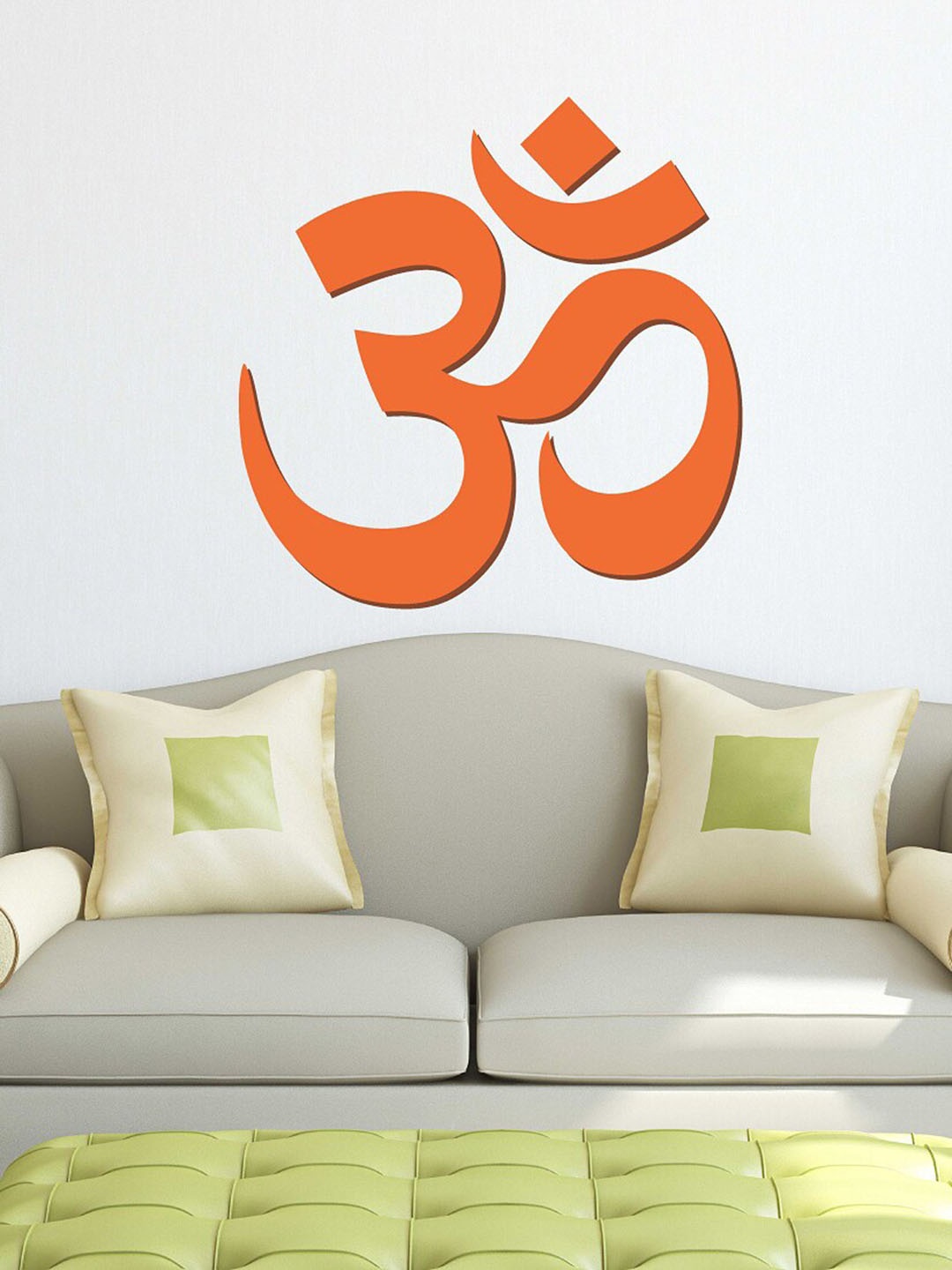 

WALLSTICK Orange Om Vinyl Wall Sticker
