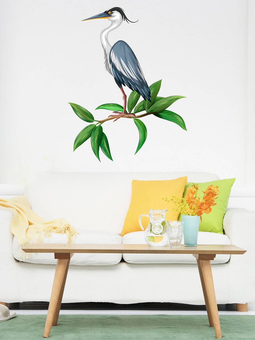 

WALLSTICK Blue & Green Bird Wall Sticker