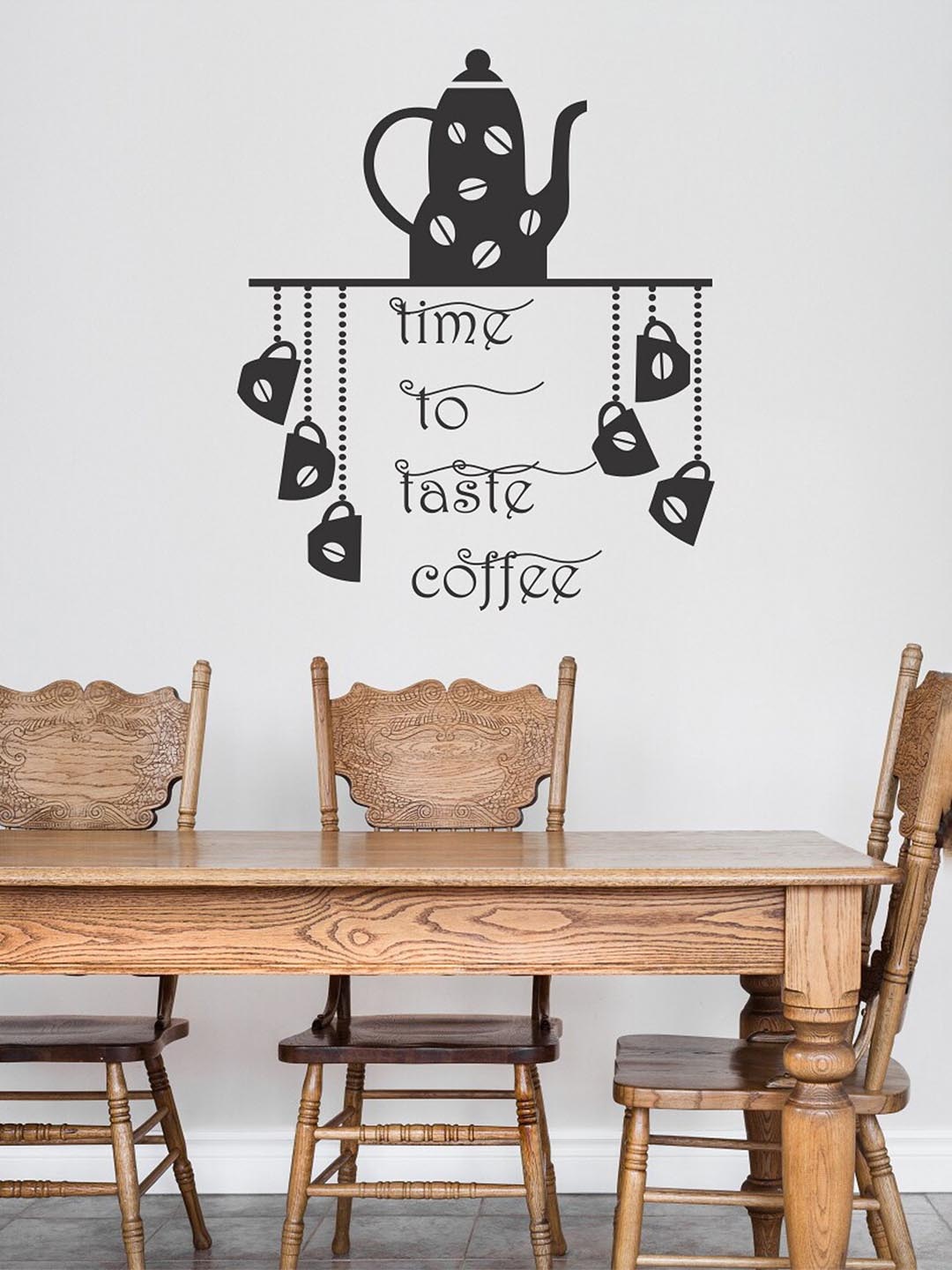 

WALLSTICK Black Time To Taste Coffiee Vinyl Wallsticker