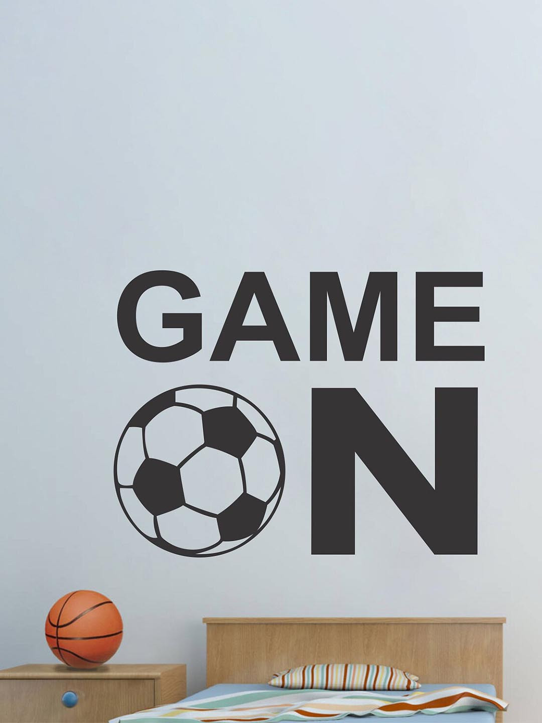 

WALLSTICK Black Printed Game On Wallsticker