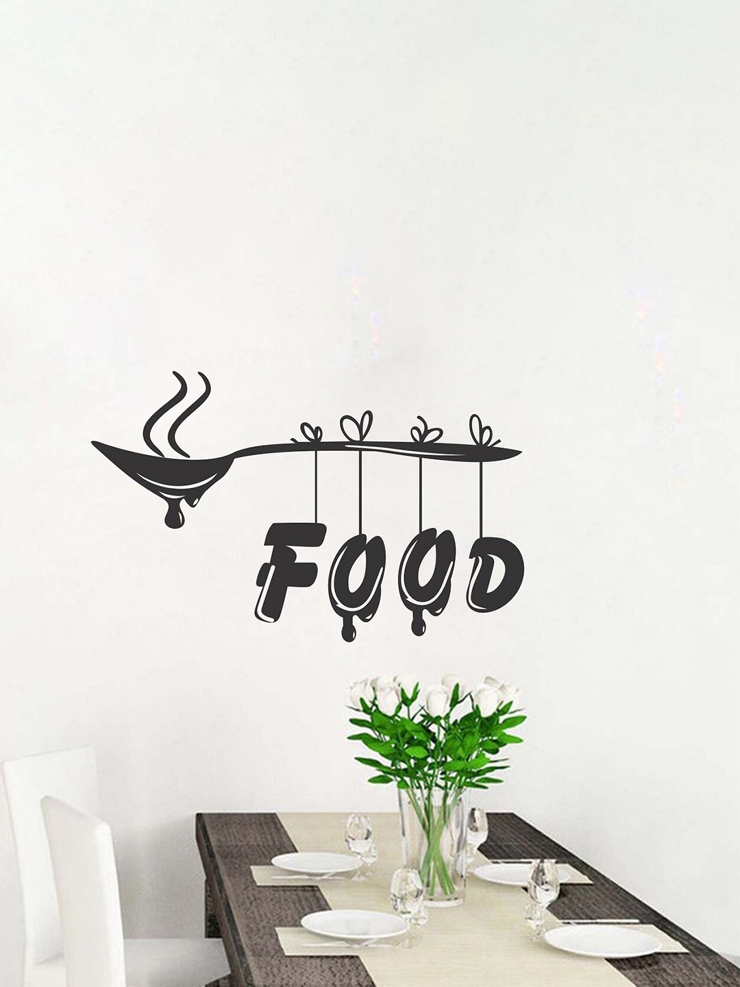 

WALLSTICK Black Food Vinyl Wall Sticker