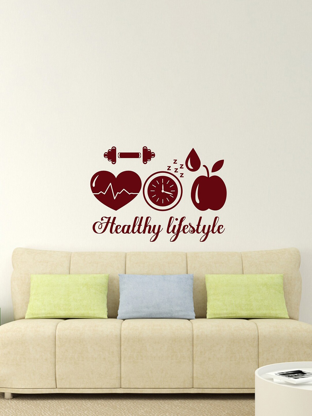 

WALLSTICK Brown Healthy Lifestyle Vinyl Wallsticker