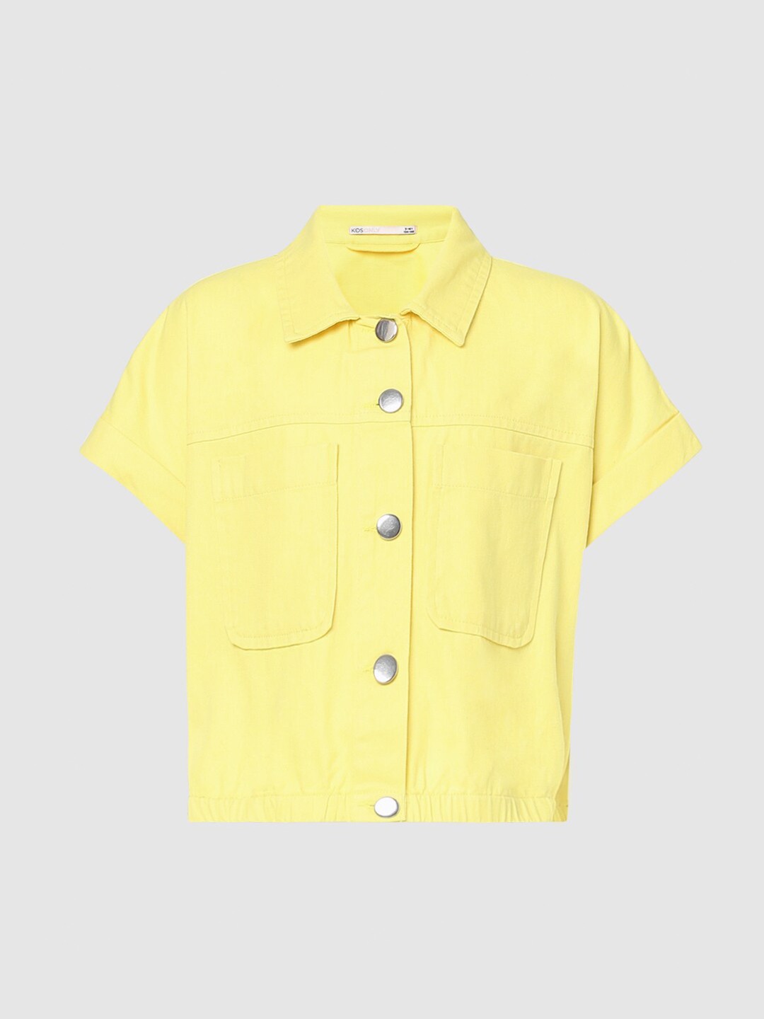 

KIDS ONLY Girls Yellow Casual Shirt