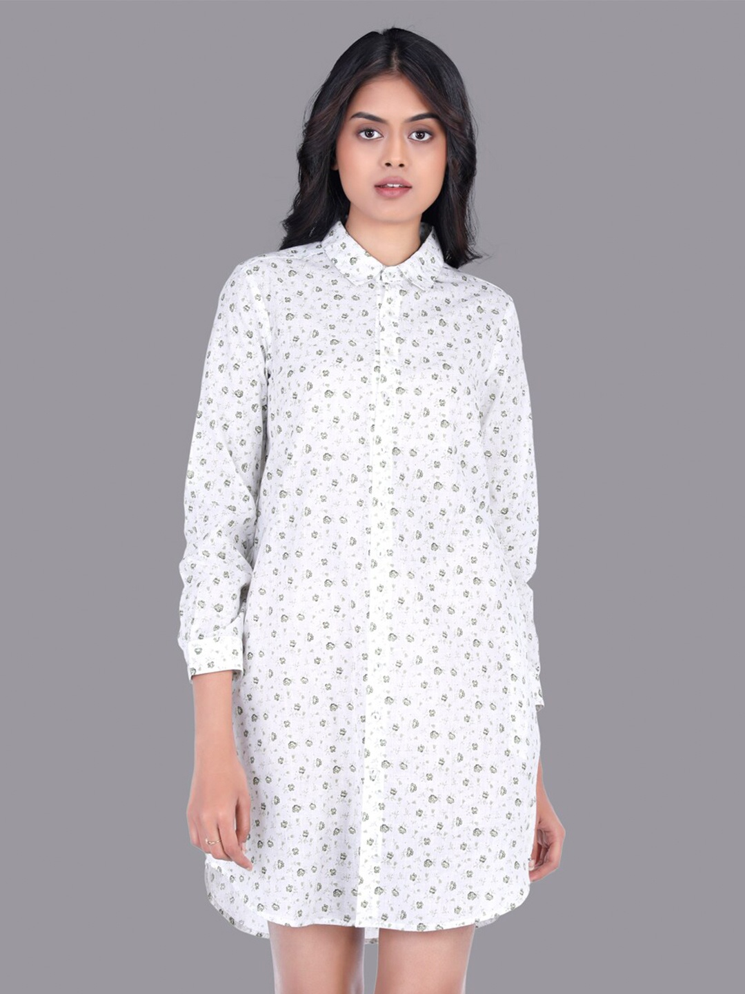 

RENTIYO White Shirt Dress