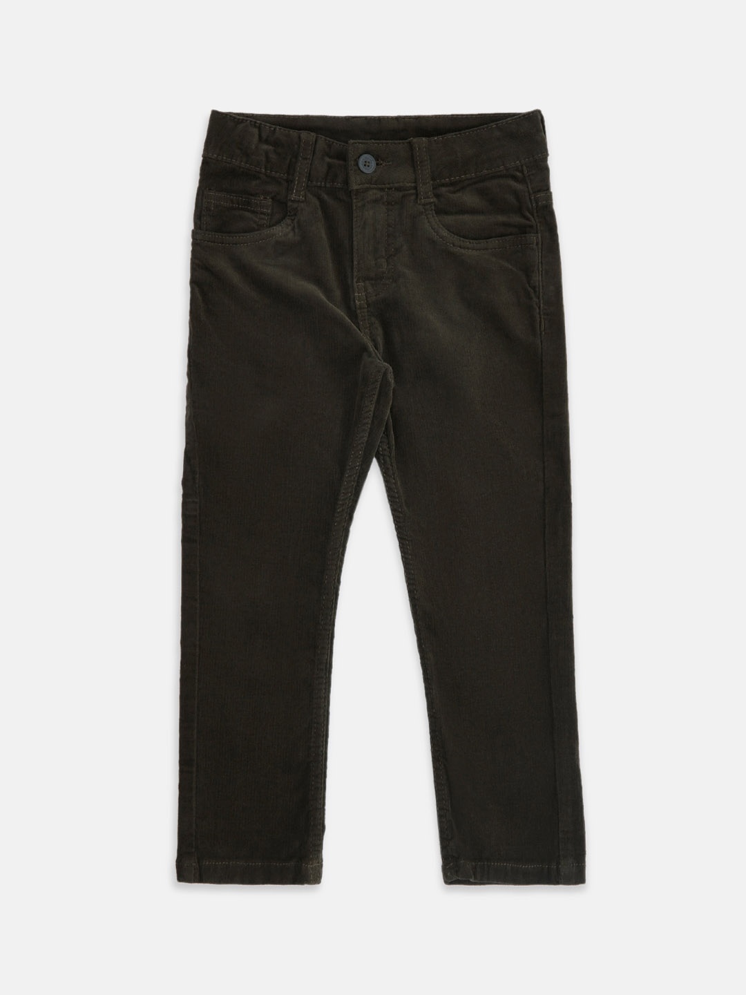 

Pantaloons Junior Boys Olive Green Trousers