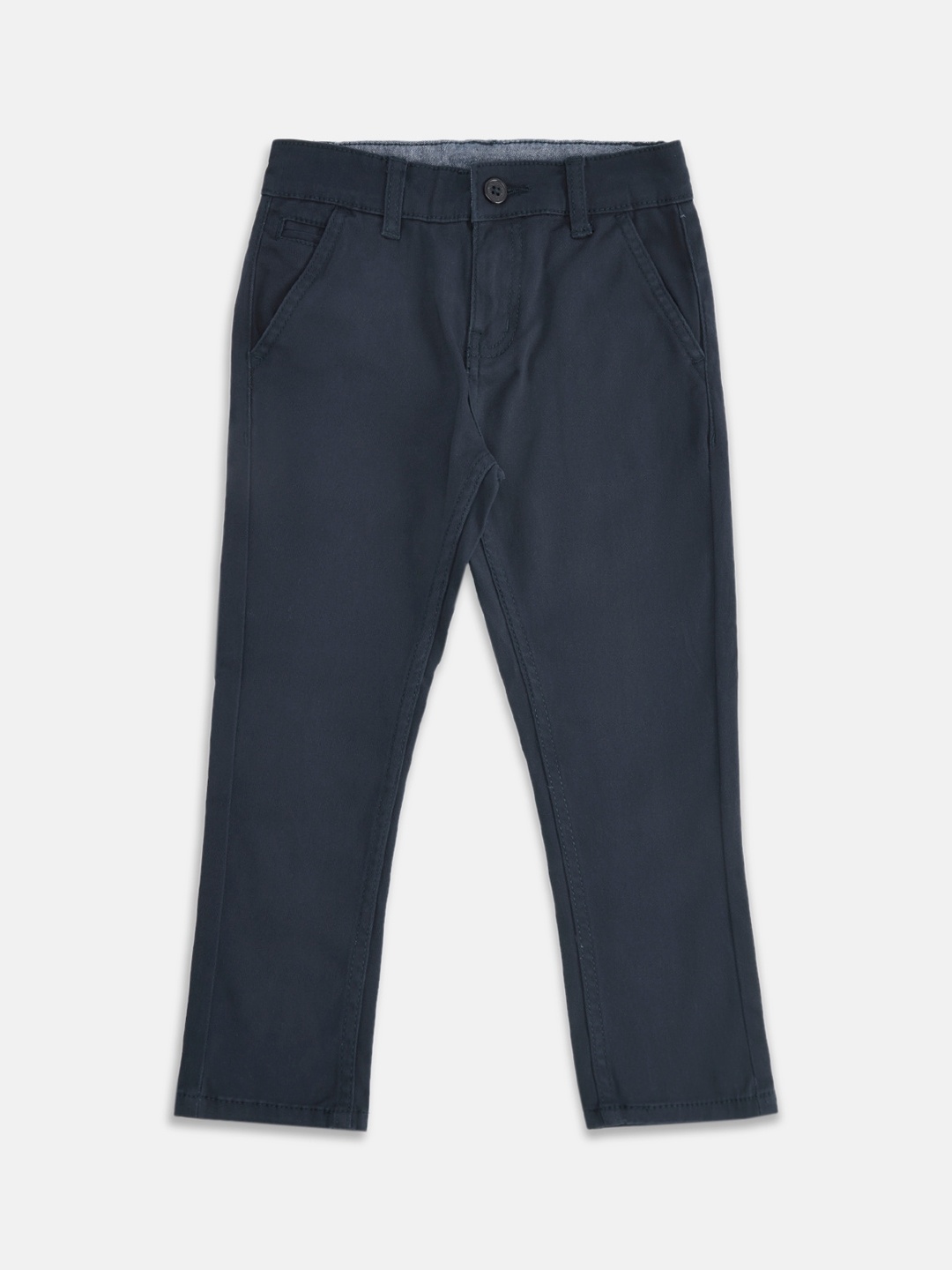 

Pantaloons Junior Boys Navy Blue Chinos Trouser