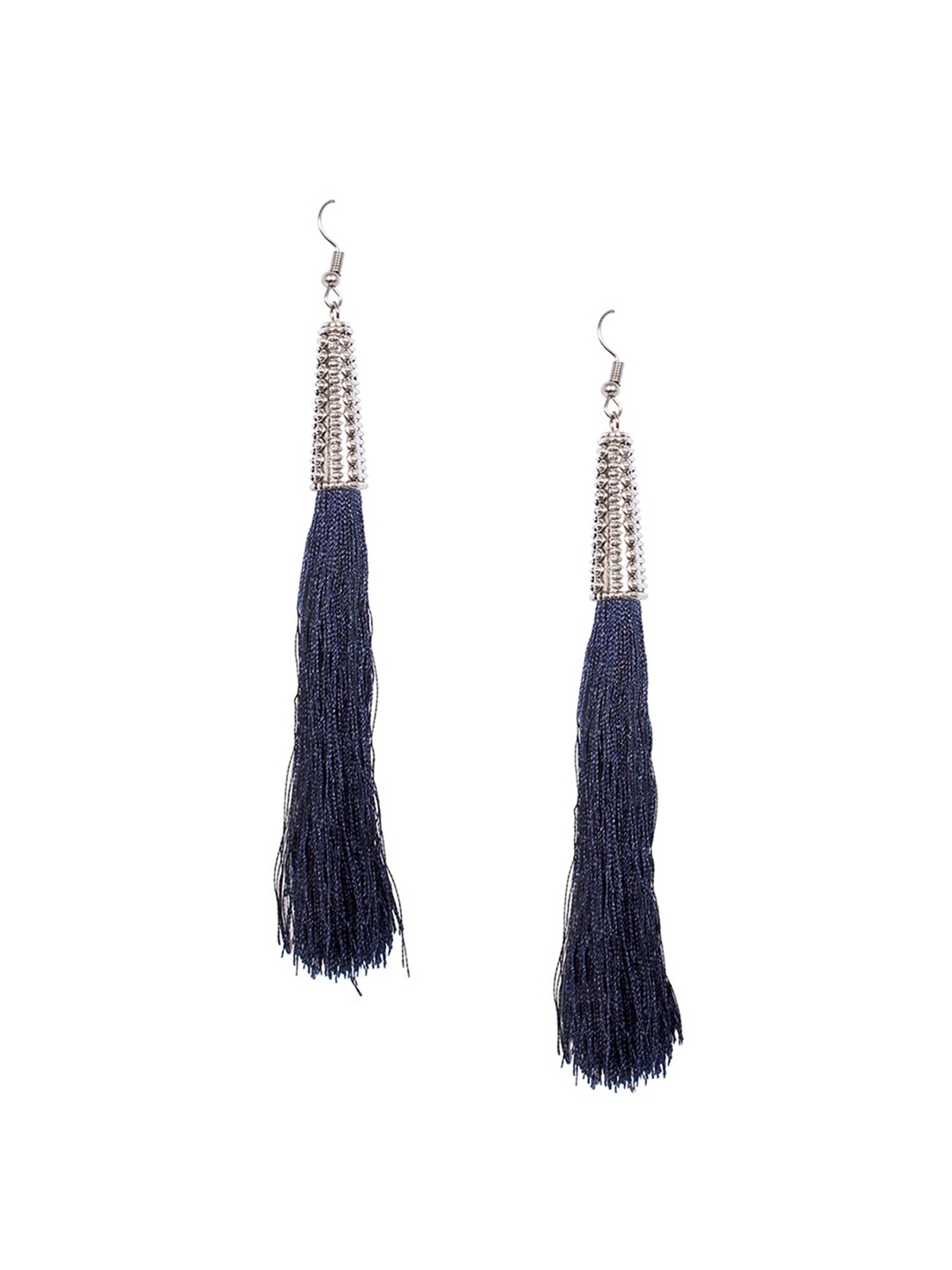

Ayesha Black Contemporary Drop Earrings