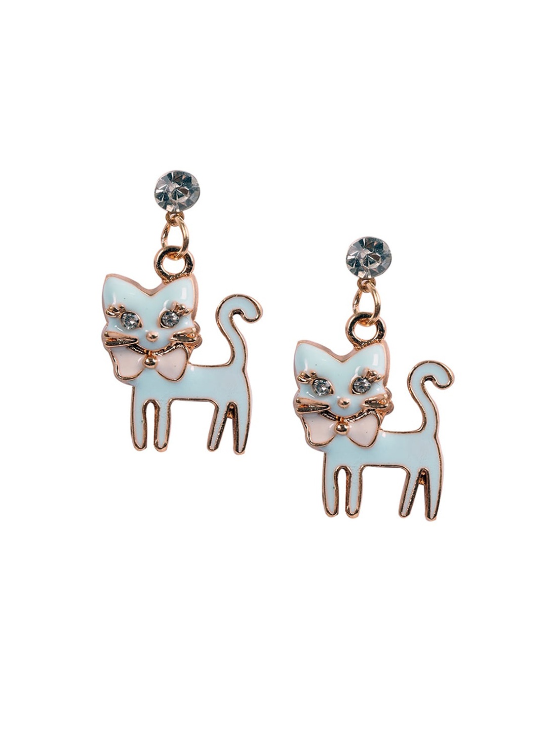 

Ayesha Multicoloured Contemporary Drop Earrings, Gold