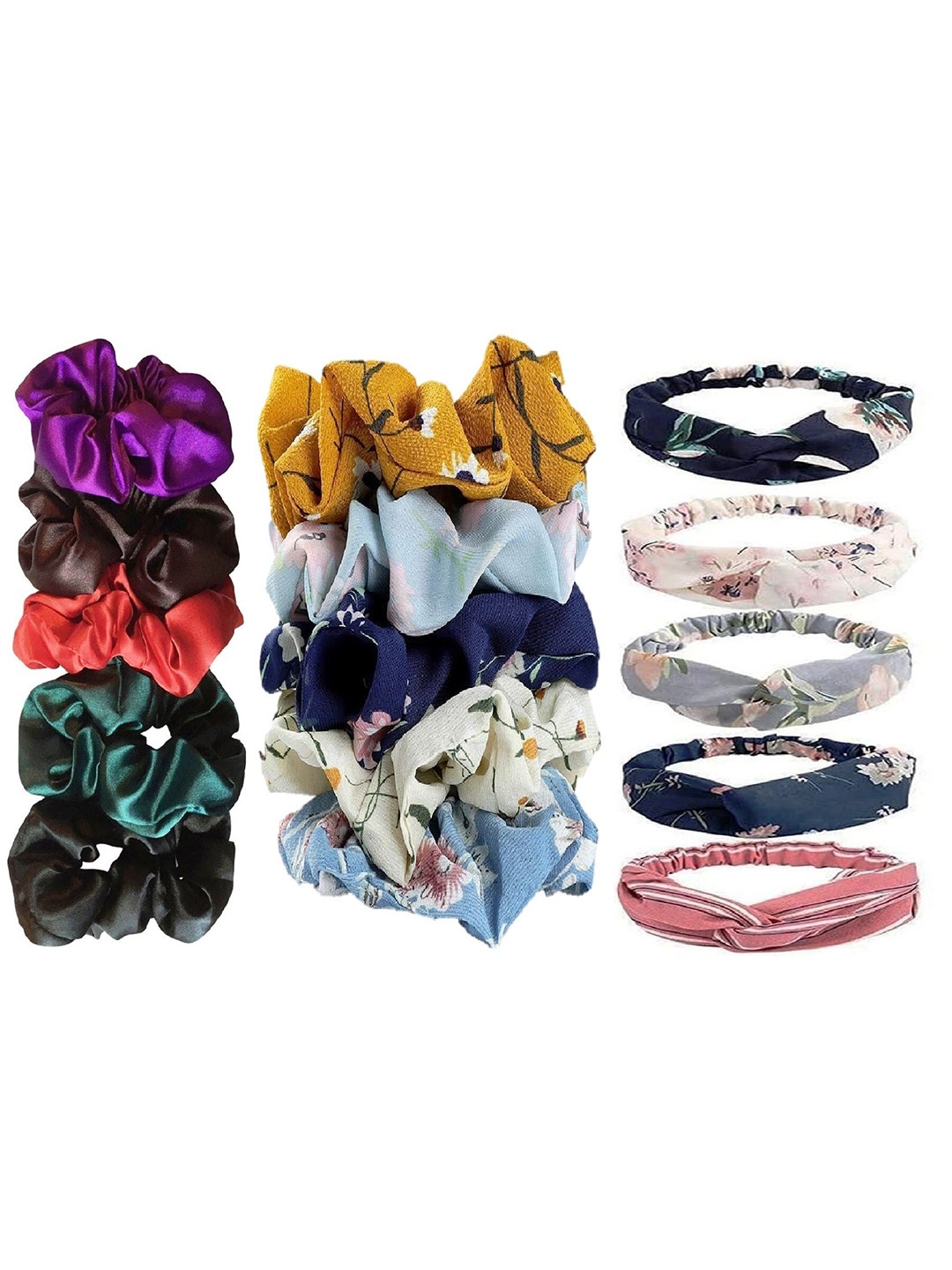 

DIAN Multicolor Pack of 15 Hair Accessory Set, Pink