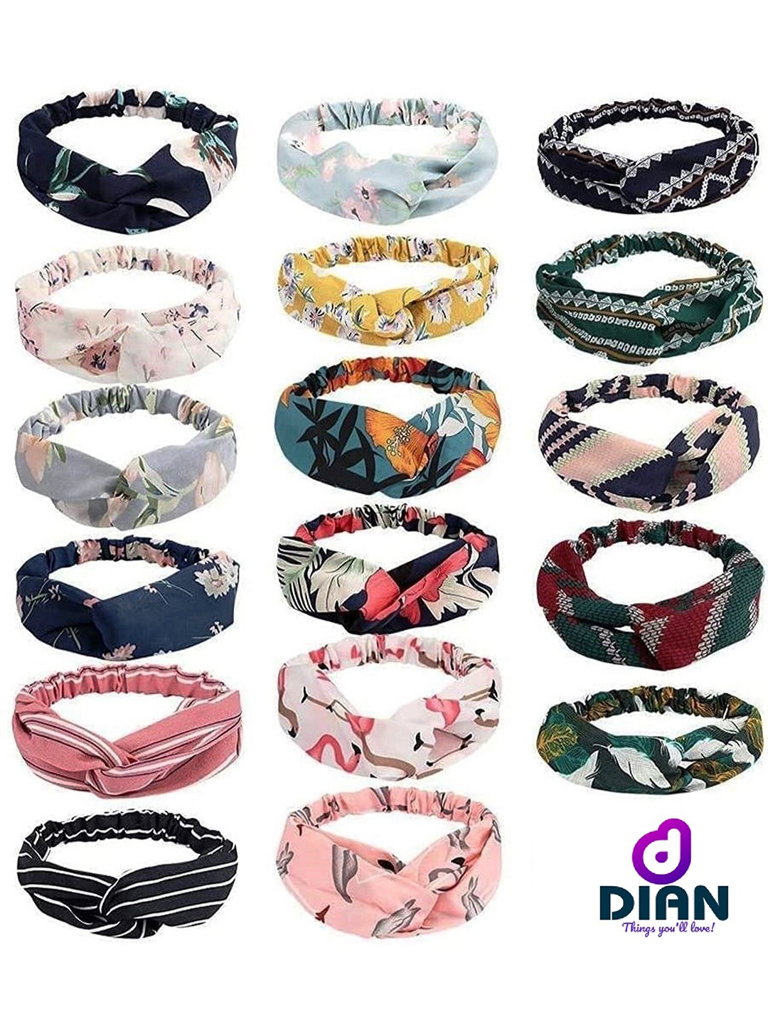 

DIAN Pack of 18 Hair Accessory Set, Multi