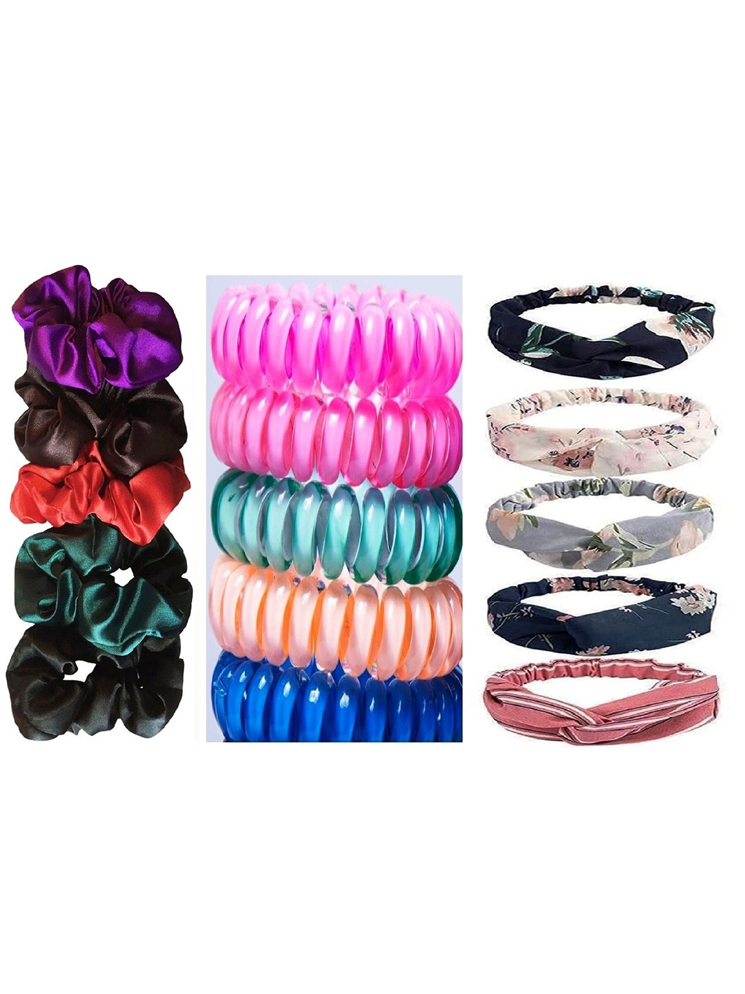 

DIAN Multicolor Pack of 15 Hair Accessory Set, Multi