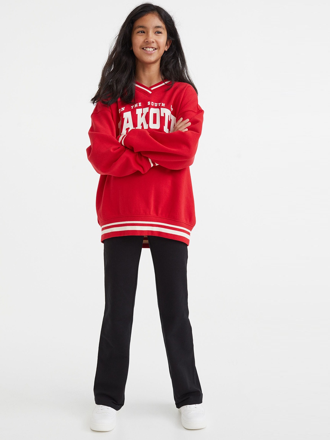 

H&M Girls Black Flared Leggings