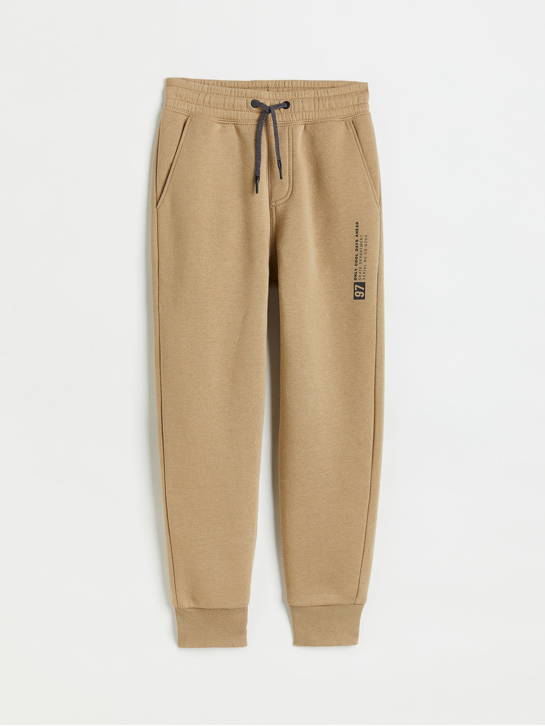 

H&M Boys Beige Printed Joggers