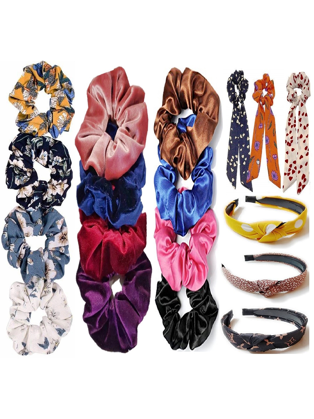 

DIAN Women Multicoloured Set of 18 Hair Accessory Set, Multi