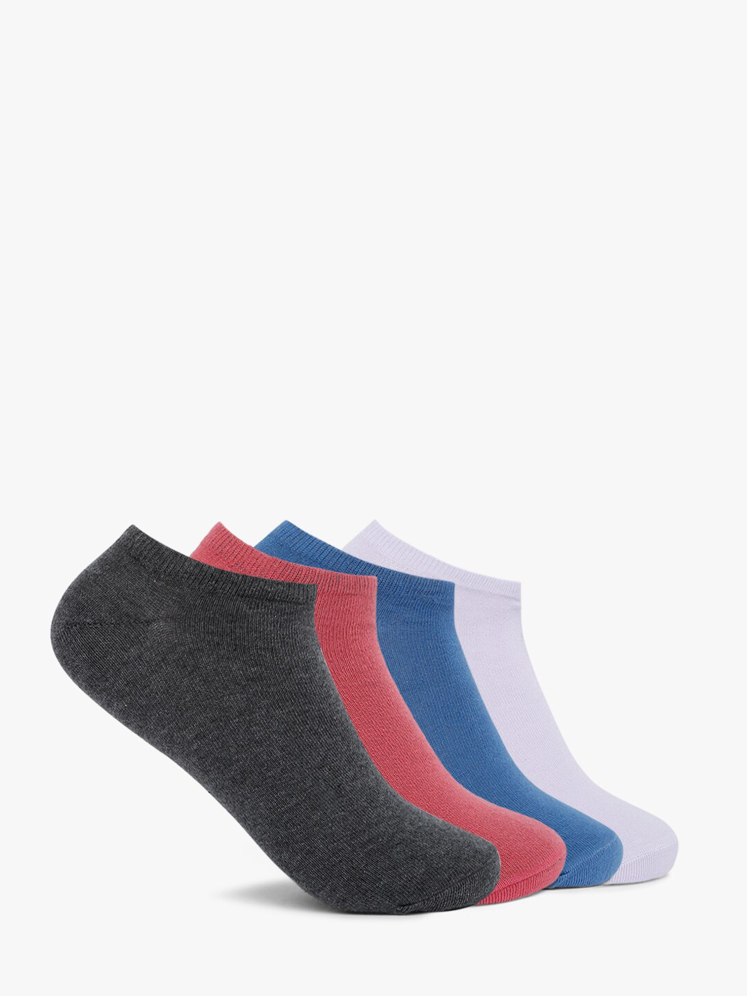 

Smarty Pants Women Pack Of 4 Cotton Ankle Length Socks, Pink