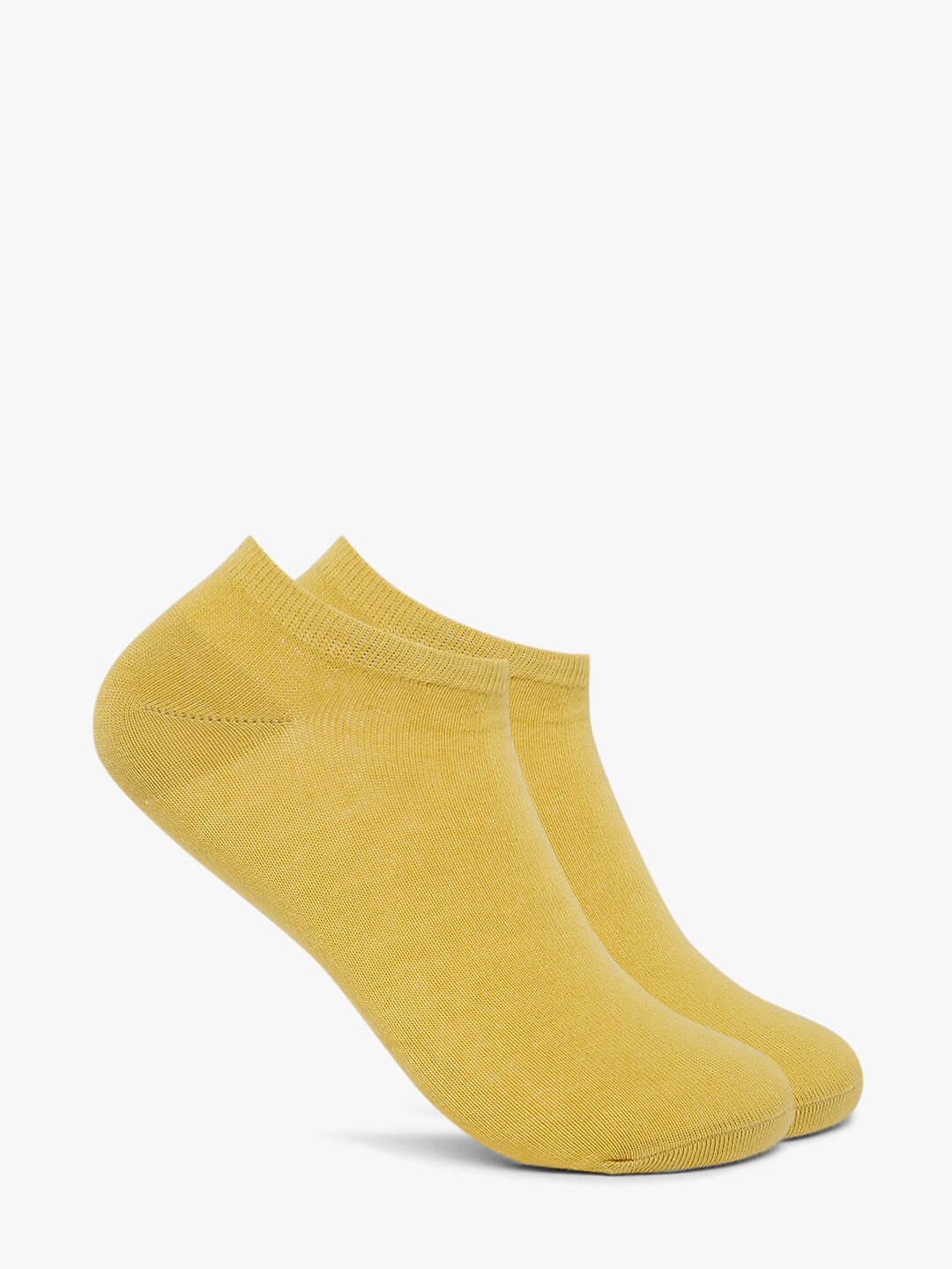 

Smarty Pants Women Pack Of 2 Mustard Solid Cotton Ankle Length Socks