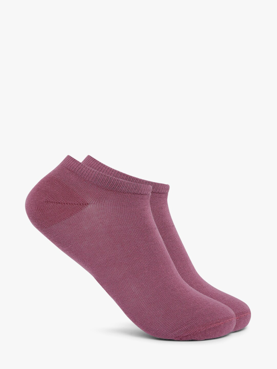 

Smarty Pants Women Pack Of 2 Solid Cotton Ankle-Length Socks, Pink