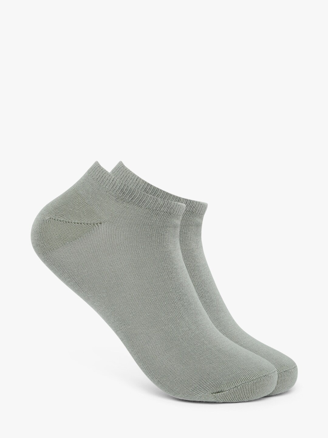 

Smarty Pants Women Pack Of 2 Olive-green Solid Cotton Ankle-Length Socks