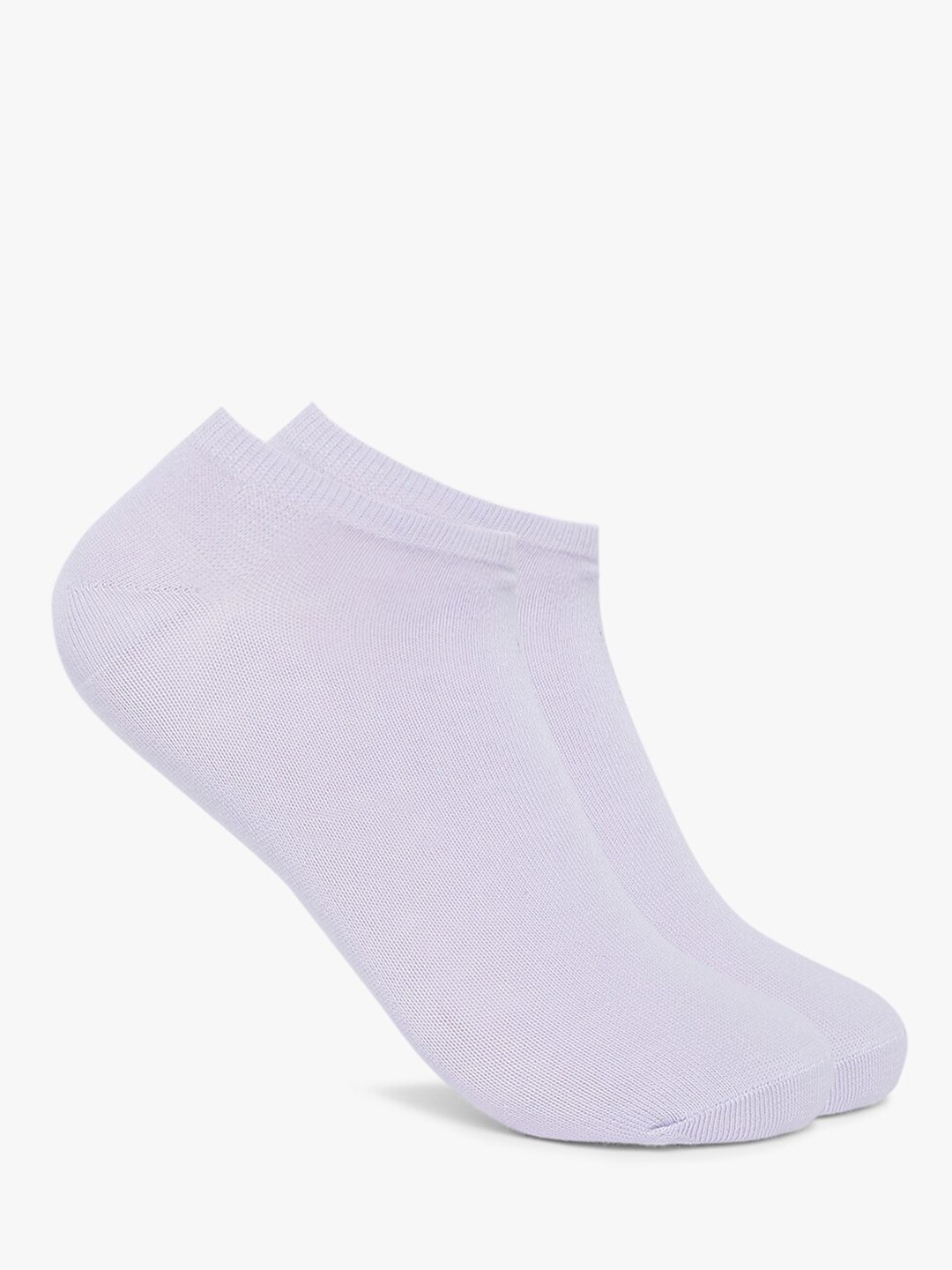 

Smarty Pants Pack of 2 White Solid Cotton Ankle Length Socks