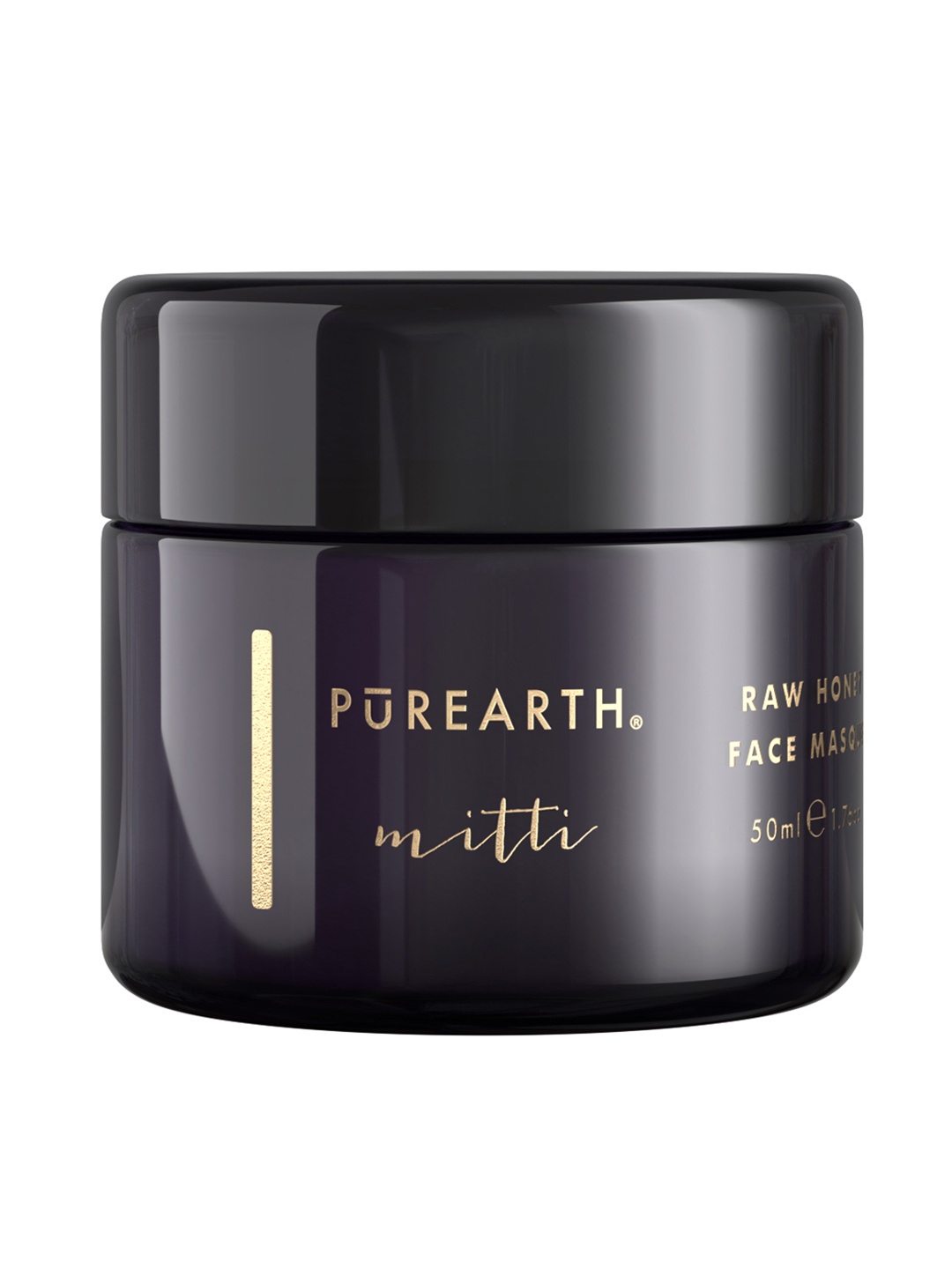 

PUREARTH Cruelty-Free & Vegan Mitti Raw Honey Face Masque with Madder Root - 50 ml, Black
