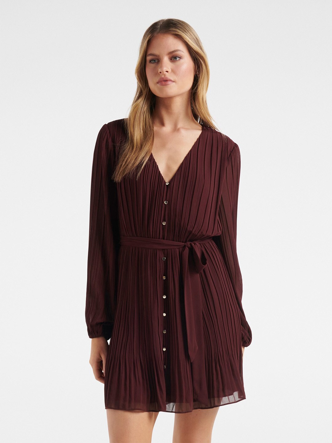 

Forever New Brown Shirt Dress