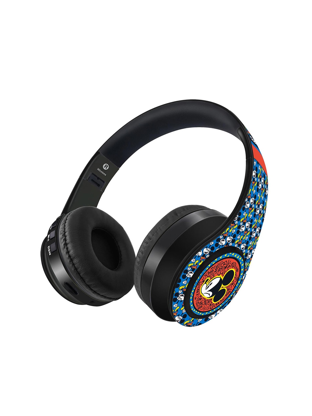 

YK Multi-Colored Mickey Galore Printed Over-Ear Headphones