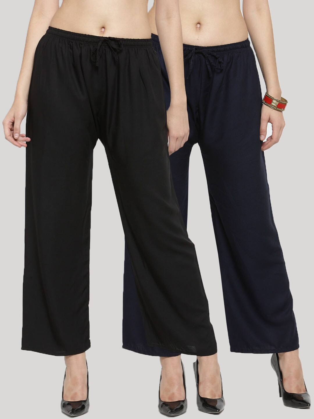 

Clora Creation Women Black 2 Palazzos