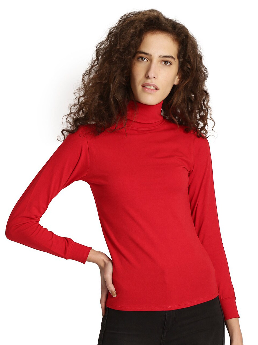 

BLUE CHIC Red Solid Top