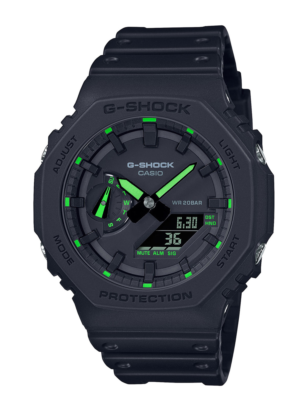

CASIO Men Black Dial & Black Straps Analogue and Digital Chronograph Watch G1230