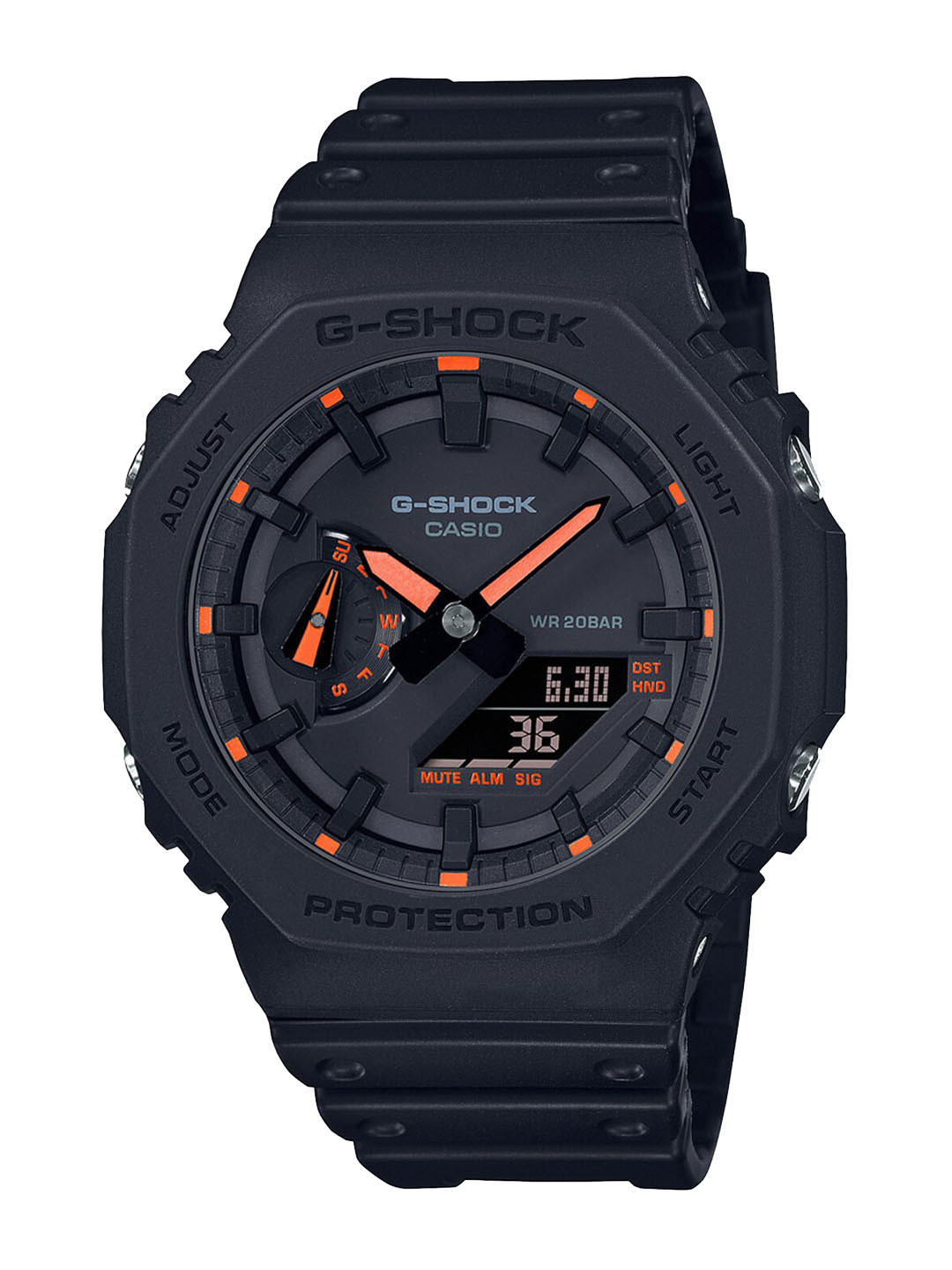 

CASIO Men Black Dial & Black Straps Analogue and Digital Chronograph Watch