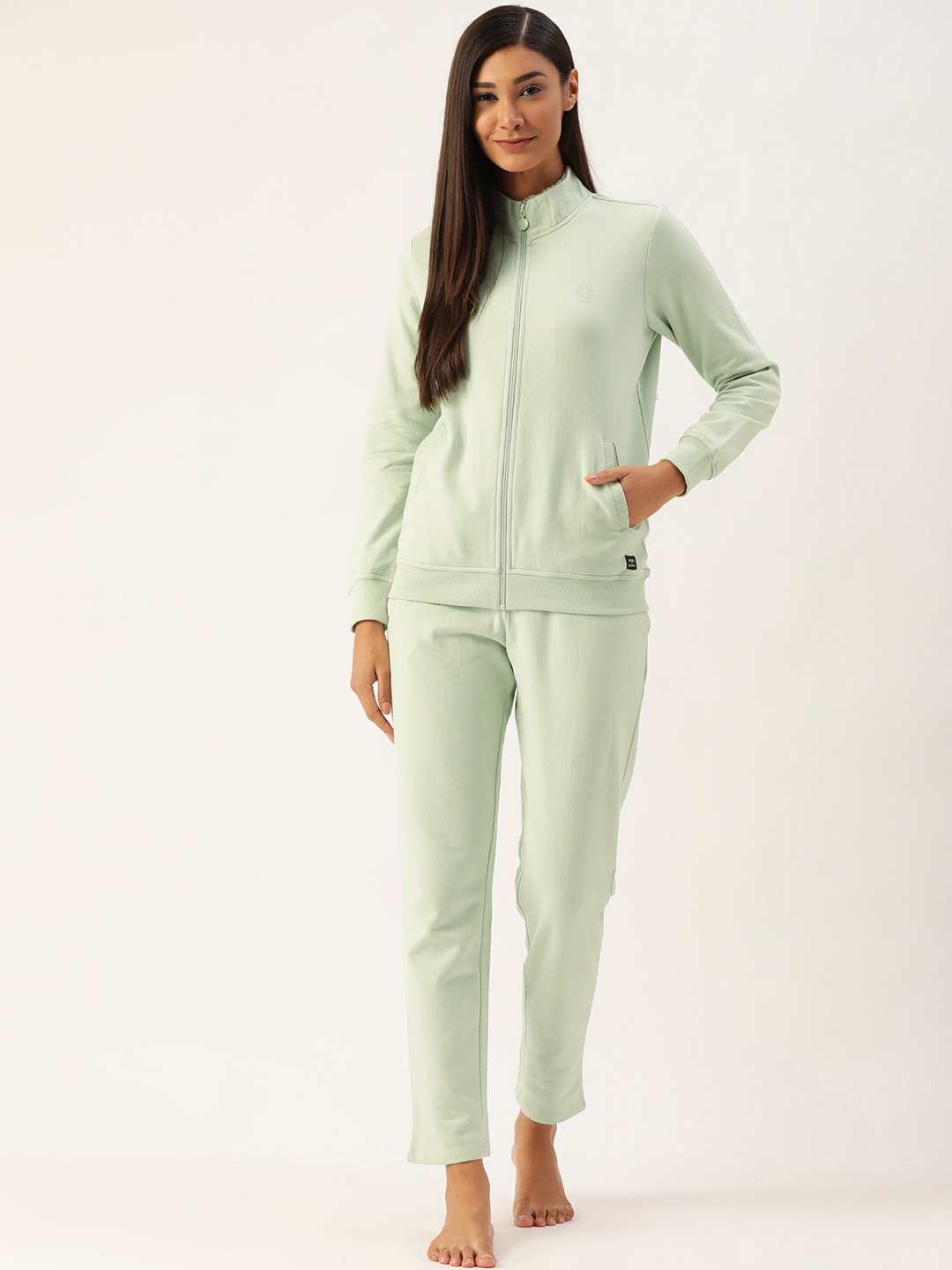 

MADAME M SECRET Women Mint Green Back Print Pyjama Set