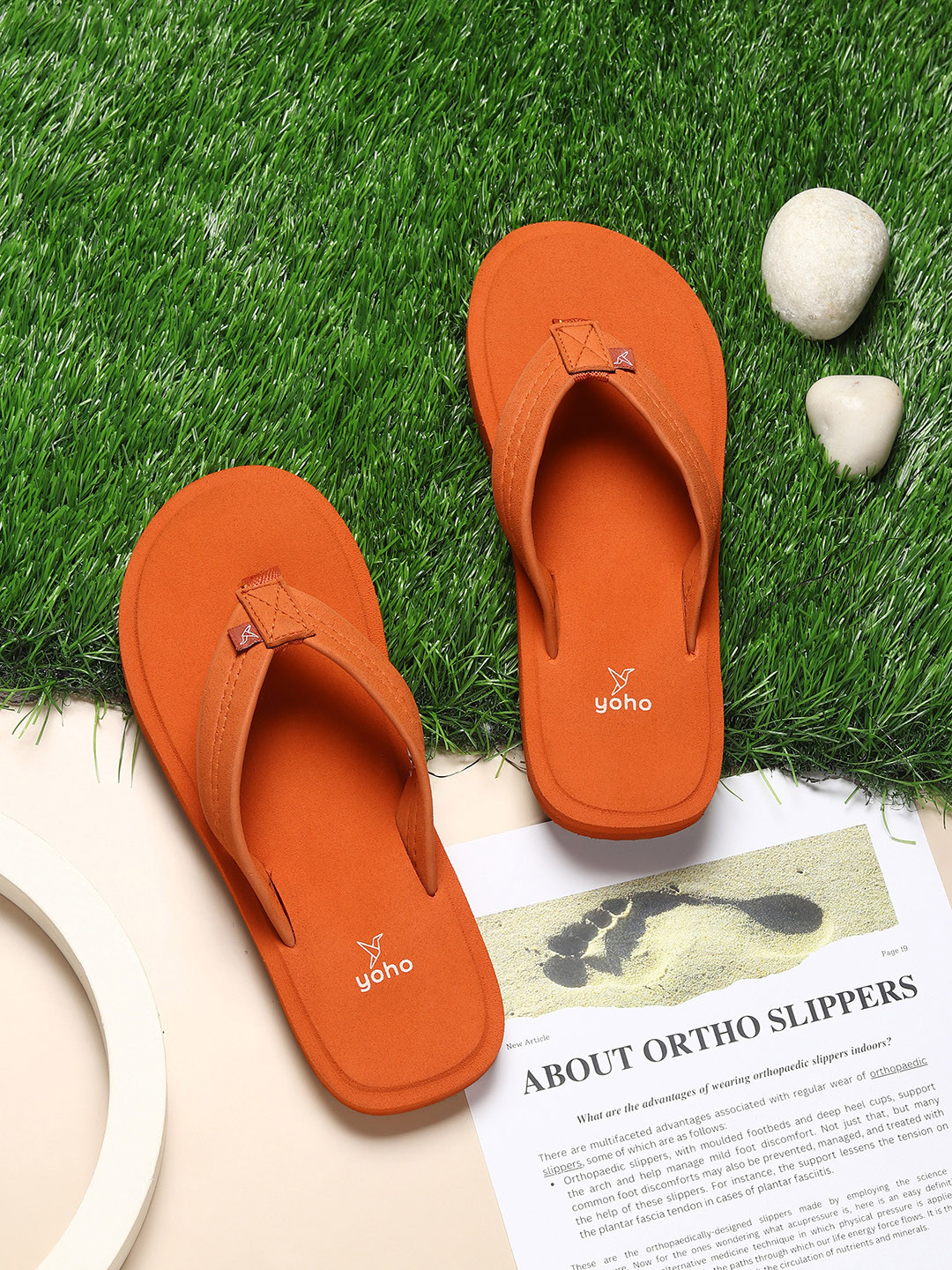yoho Women Bubbles Ortho Comfortable Thong Flip-Flops