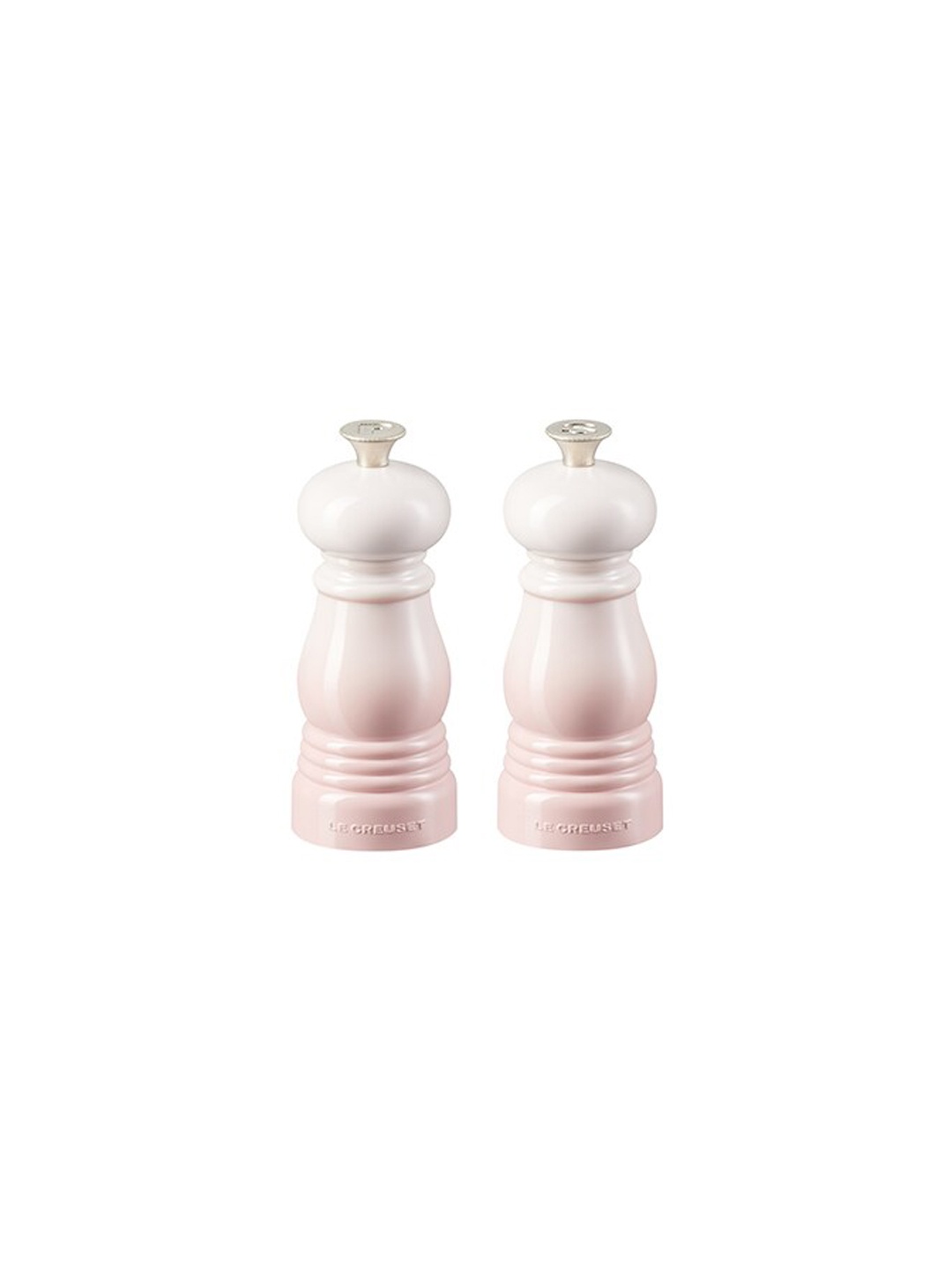 

LE CREUSET Pink Set Of 2 Ceramic Salt & Pepper Mill