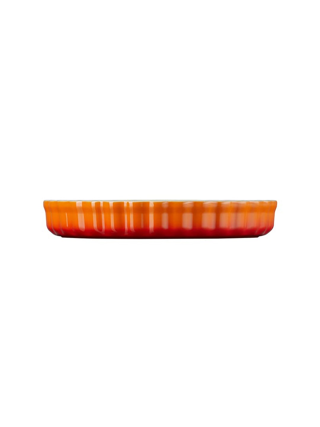 

LE CREUSET LC Orange Fluted Flan Volcanic