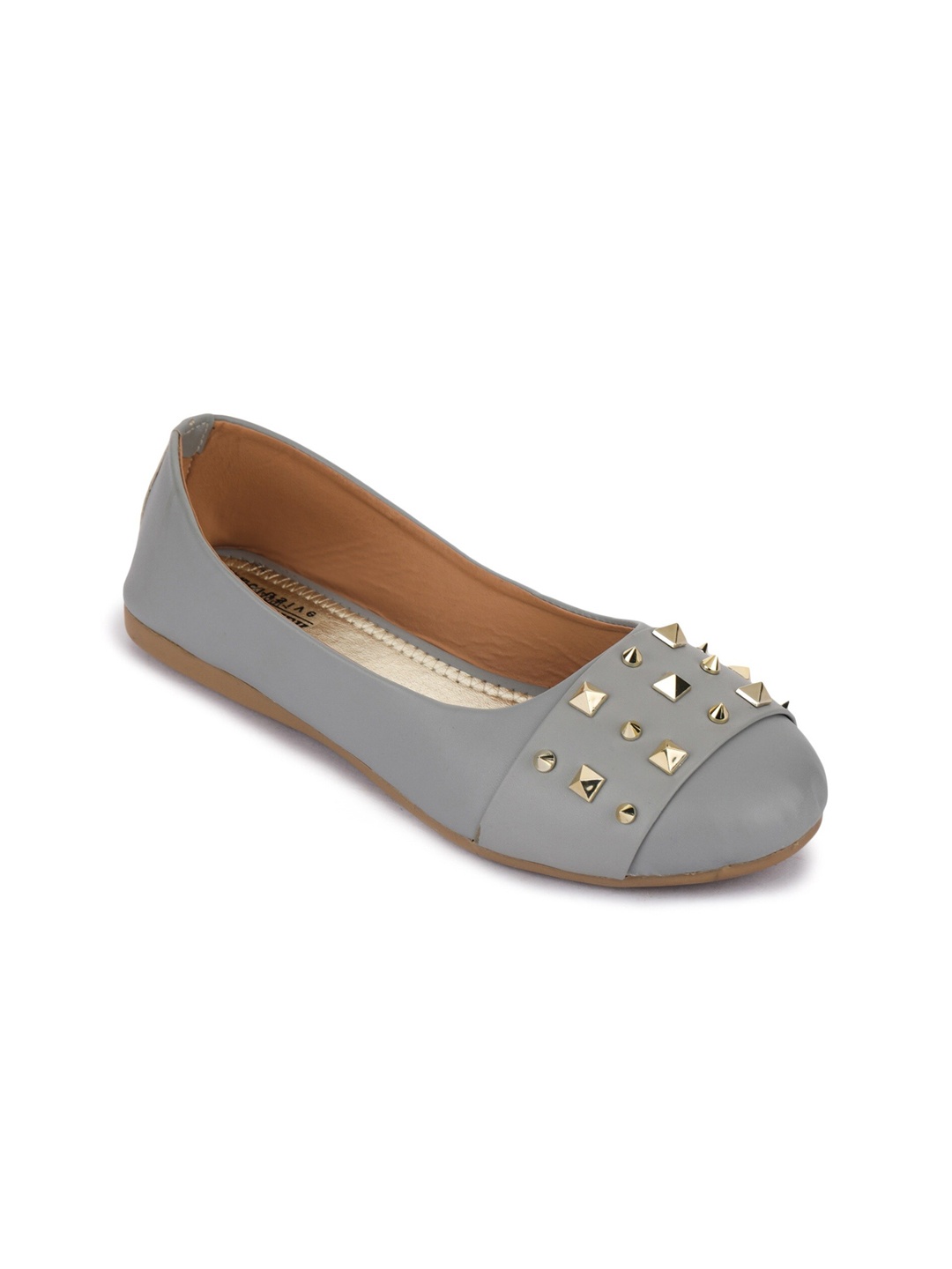 

Moonwalk Women Grey Embellished Ballerinas