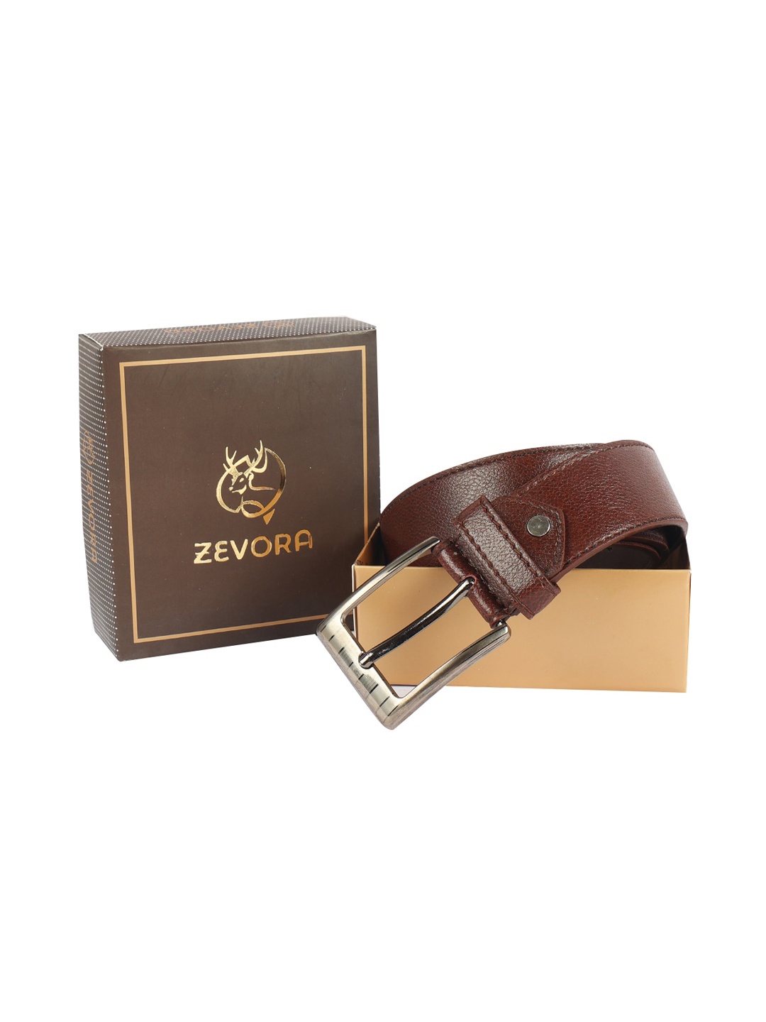 

ZEVORA Men Brown Belts