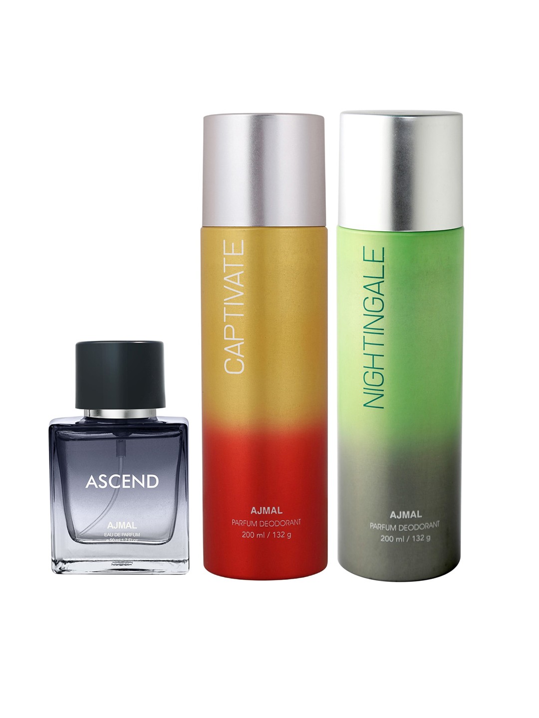 

Ajmal Pack of 3 Fragrance Set, Black