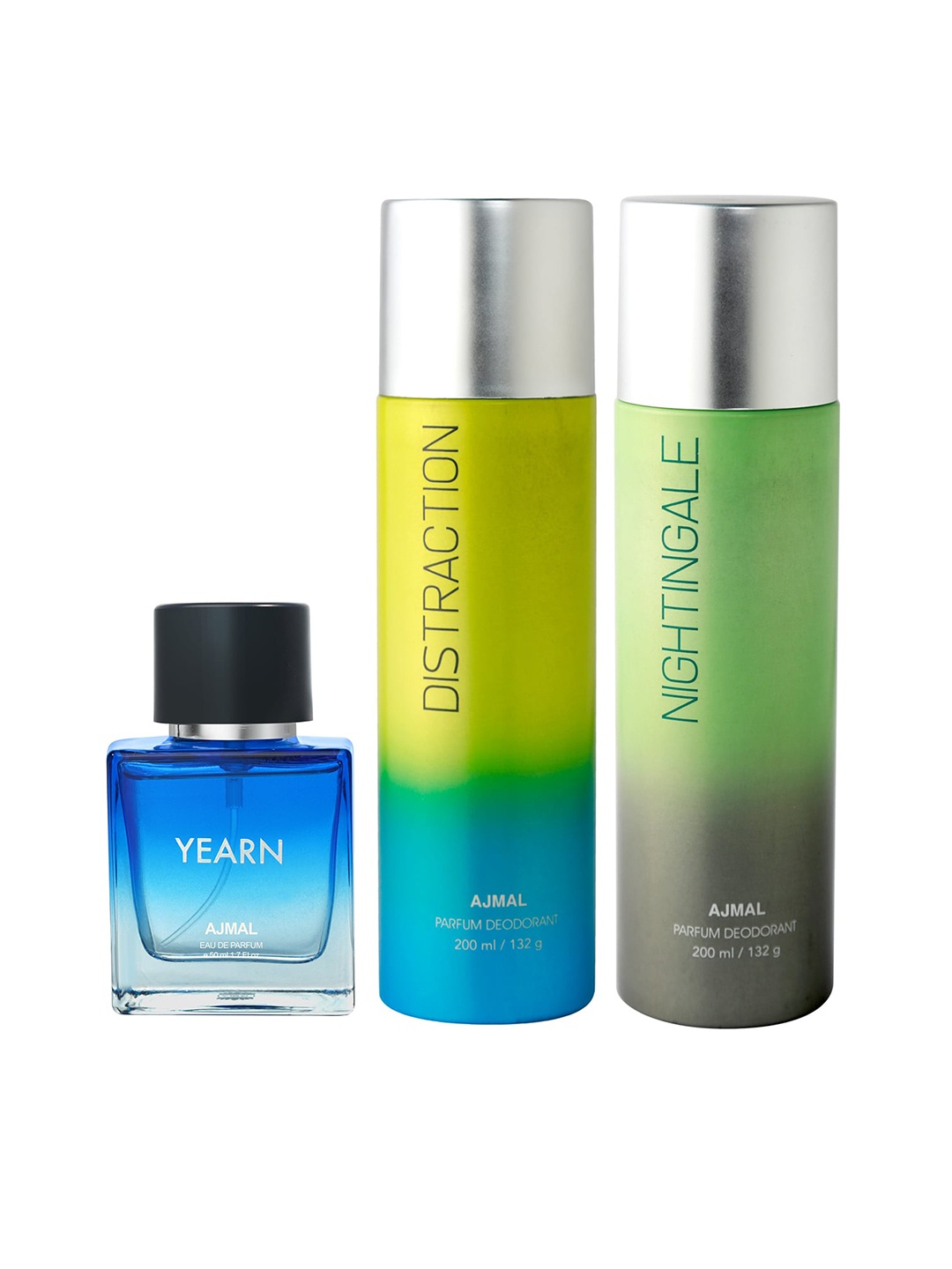 

Ajmal Unisex Set of 3 EDP & Deodorant, Blue