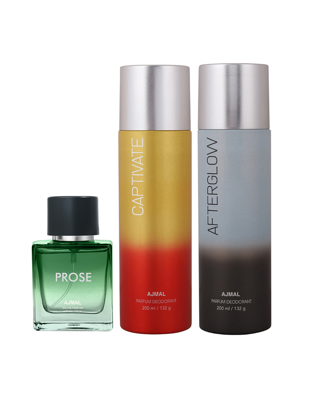 

Ajmal Pack of 3 Deodrant & Perfume, Green
