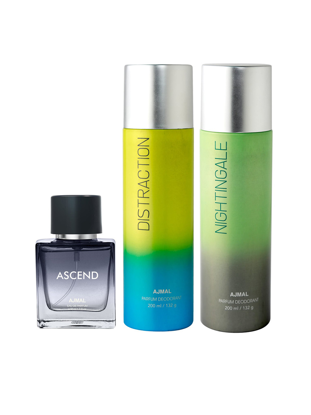 

Ajmal Set Of 3 Perfume 450 ml, Black