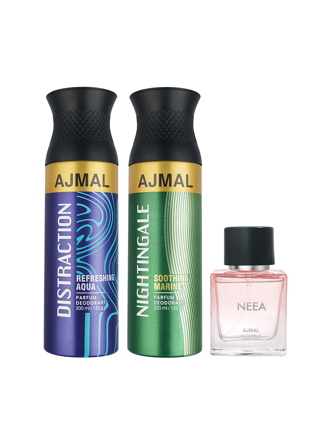 

Ajmal Set Of 3 Perfume And Deodorant 450 ml, Pink