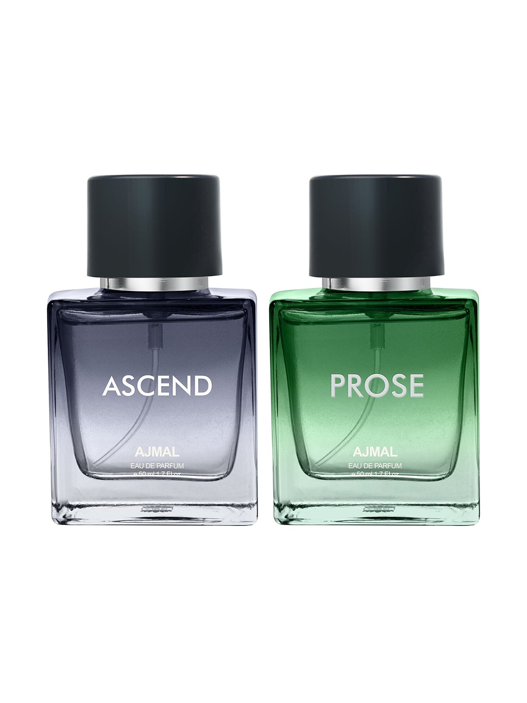 

Ajmal Set of 2 ASCEND & PROSE EDP 50 ml each, Black