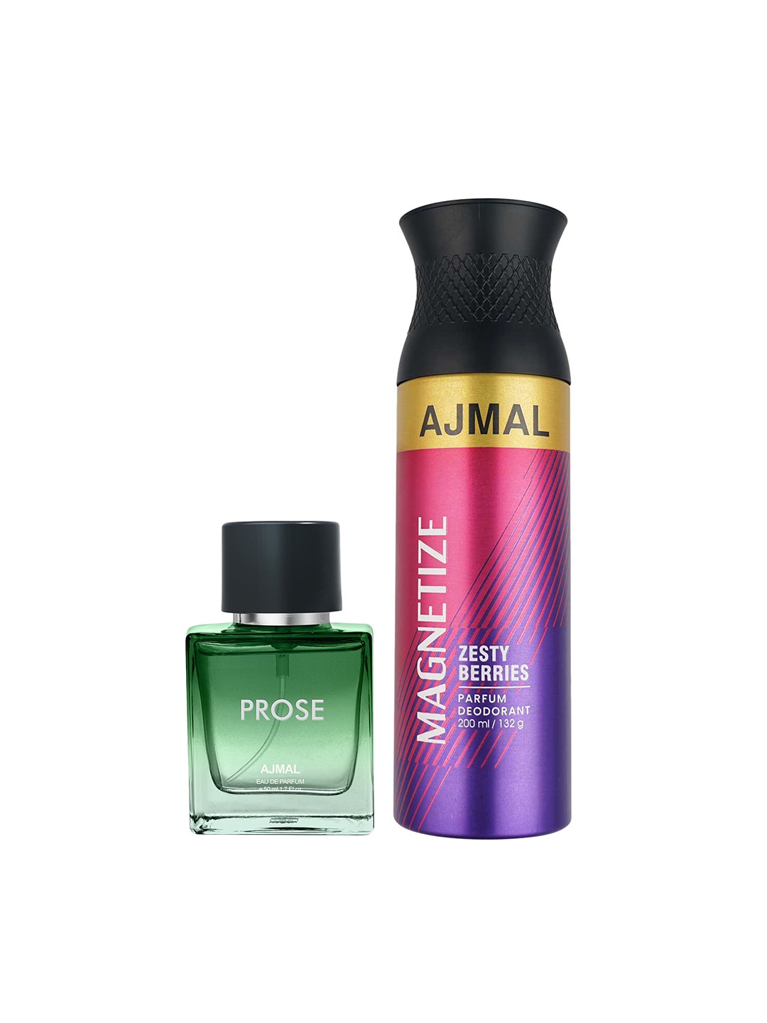 

Ajmal Set of 2 Green Prose EDP & Magnetize Deodorant