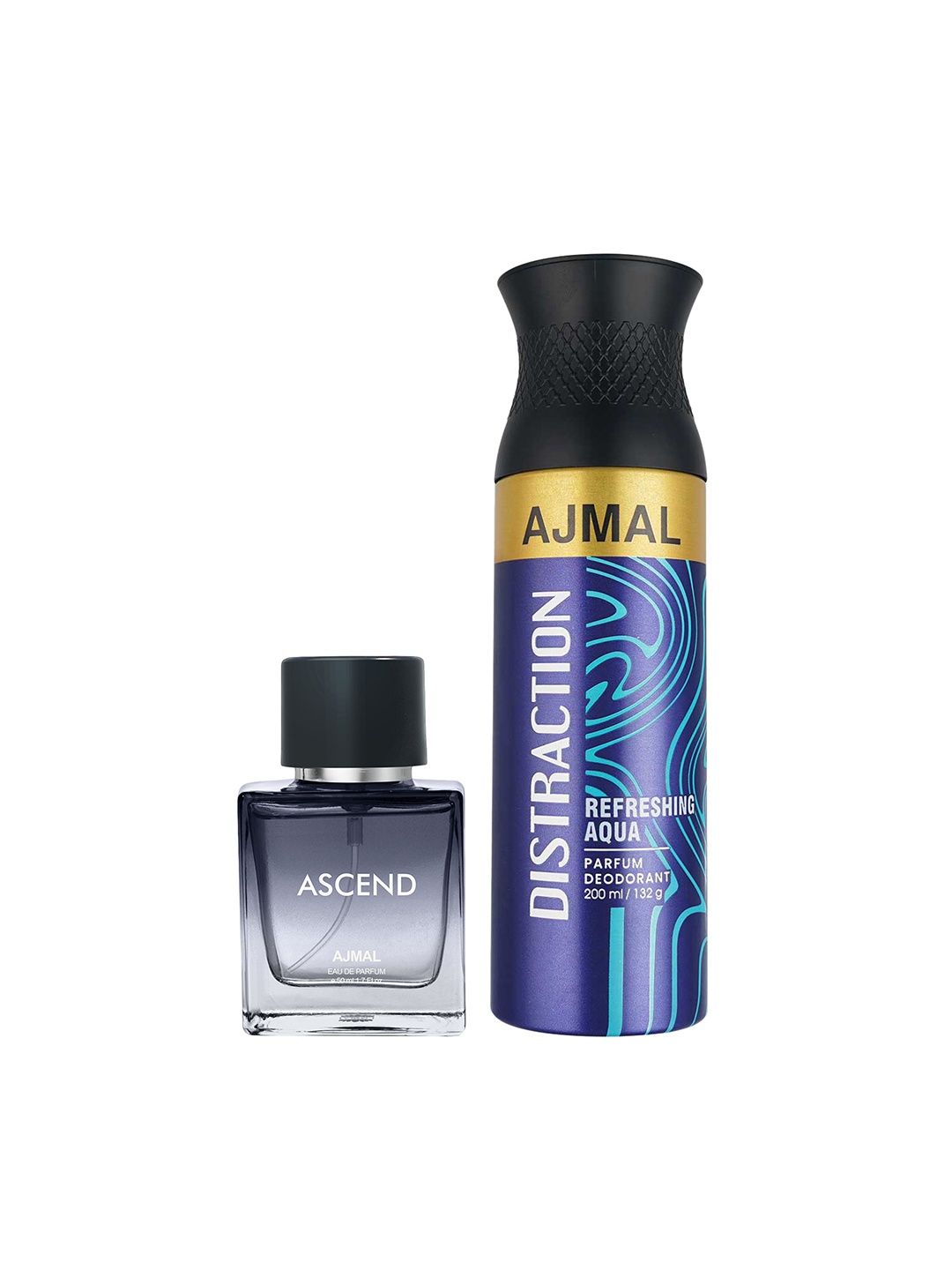 

Ajmal Set Of 2 Deodorant & Eau De Parfum 250ml, Black