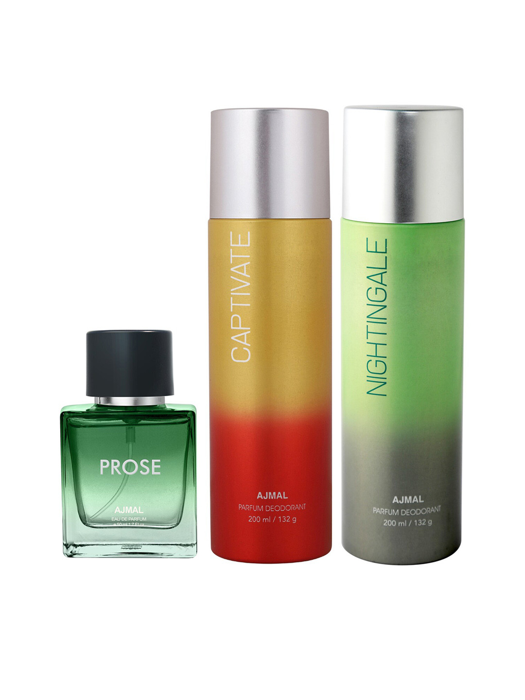 

Ajmal Set Of 3 Perfume 450 ml, Green