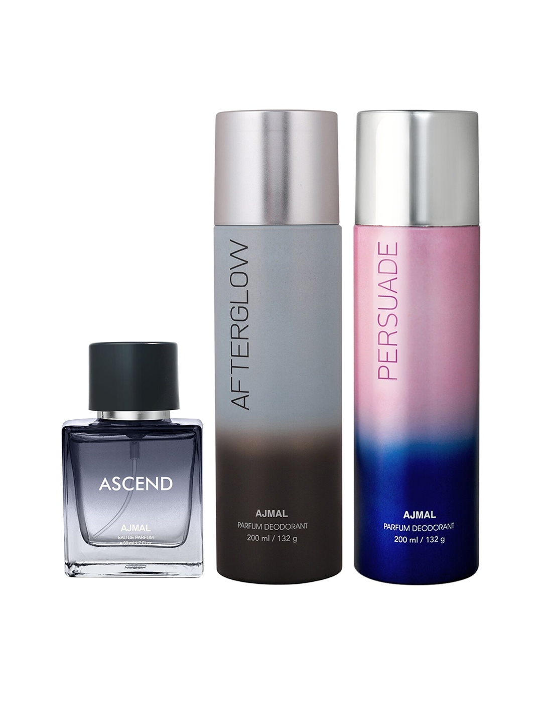 

Ajmal Pack Of 3 Black Perfume & Deodorant
