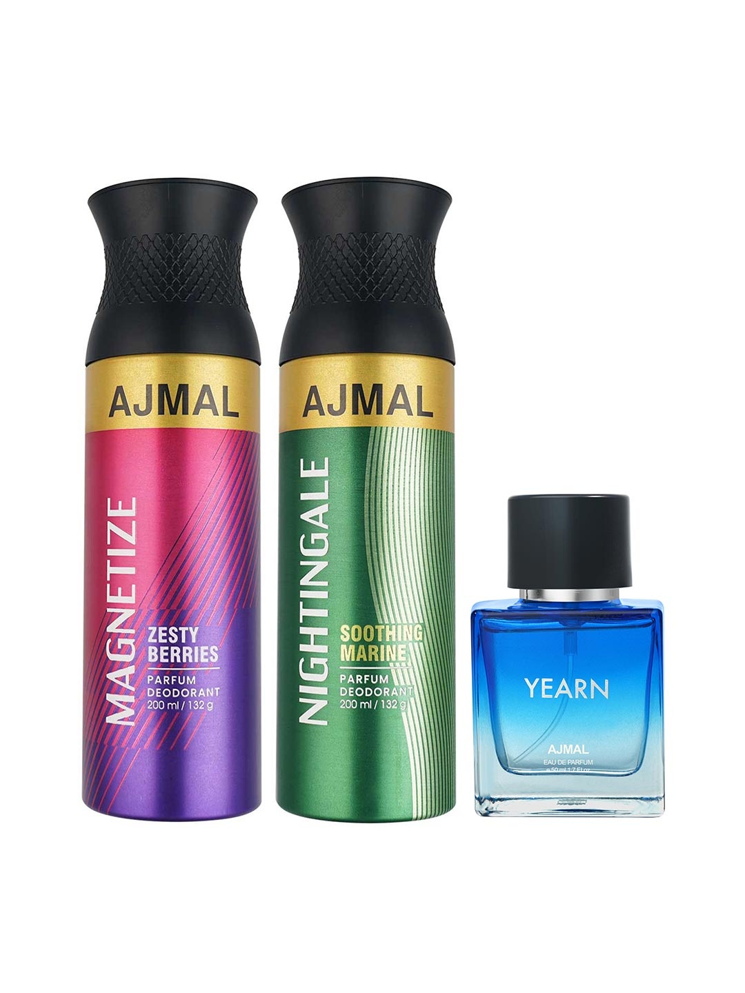 

Ajmal Set Of 3 Perfume 450 ml, Blue