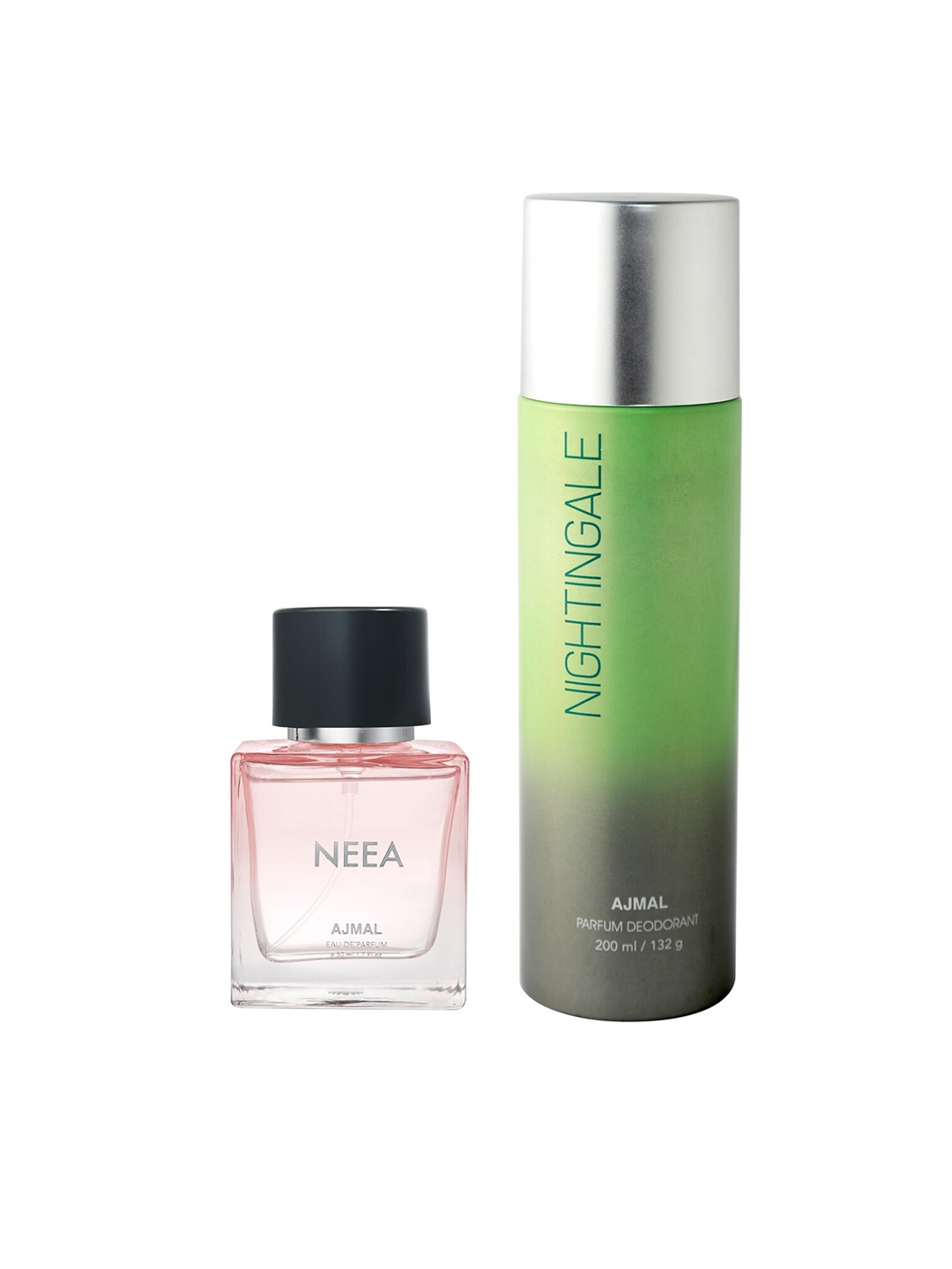 

Ajmal Set of Neea Eau De Parfum 50 ml & Nightingale Deodorant 200 ml, Pink